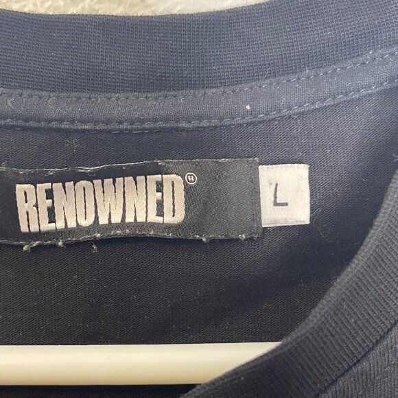 Renowned Manifest tee shirt black size large pre owned good condition - Picture 4 of 9